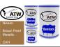 Preview: Nissan, Brown Pearl Metallic, CAH: 500ml Lackdose + 500ml Klarlack + 250ml Härter - Set, von ATW Autoteile West.